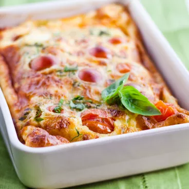 Clafoutis aux tomates cerises avec Maizena®