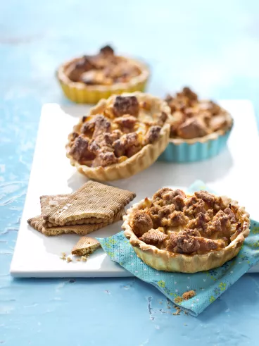 Tartelettes aux pommes en crumble de Thé® de LU