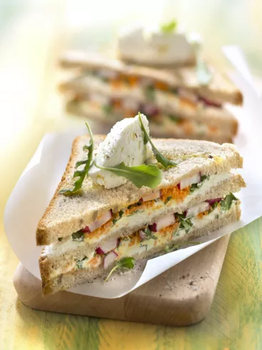 Club sandwich végétarien au Philadelphia®