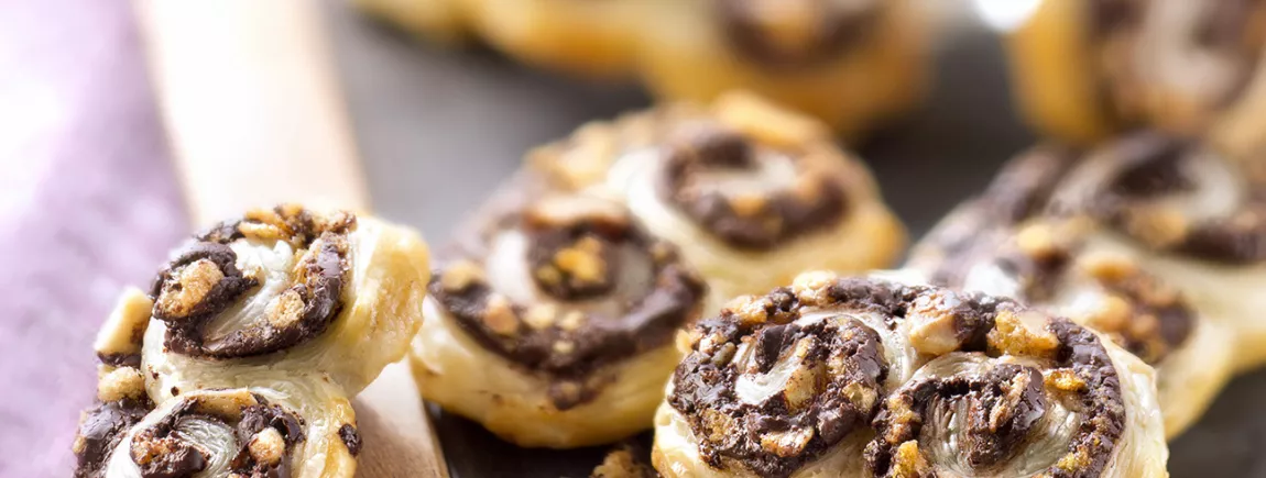 Palmiers au chocolat et Grany® Noisettes