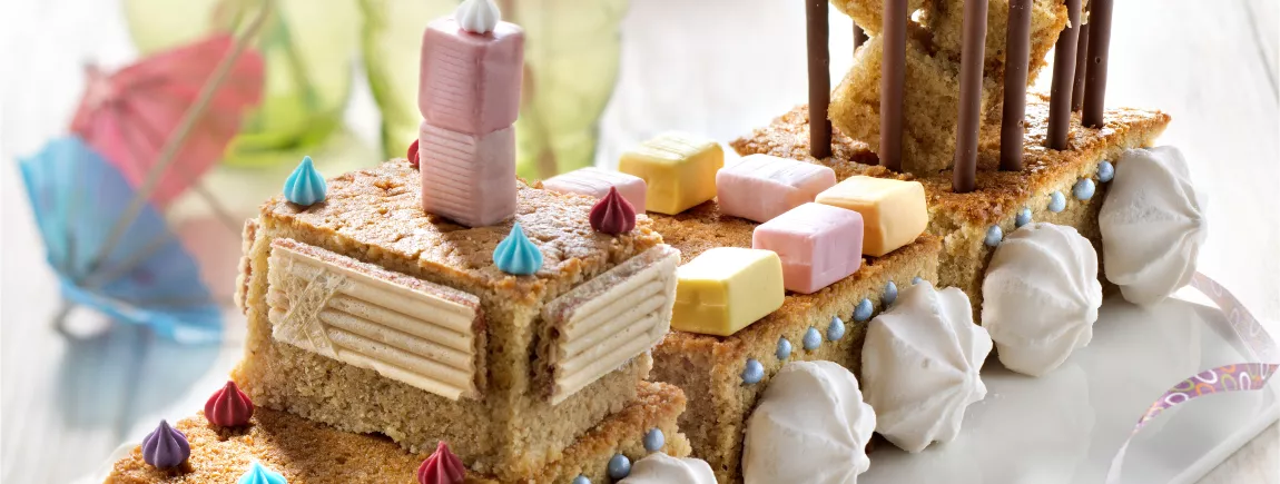 Gâteau Alsa® Saveurs d’Antan comme un petit train